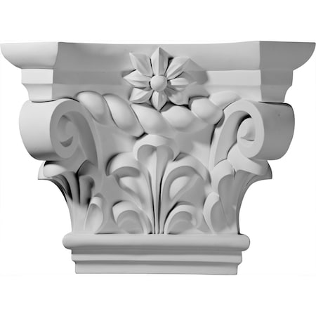 Ekena Millwork 19 1/4"W x 6 1/4"D x 14 3/8"H Kendall Capital (Fits Pilasters up to 10 1/8"W x 1 1/4"D) CAP19X06X14KD